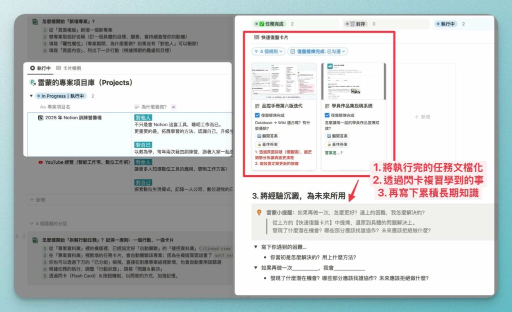 PAI 復盤卡片 長期知識