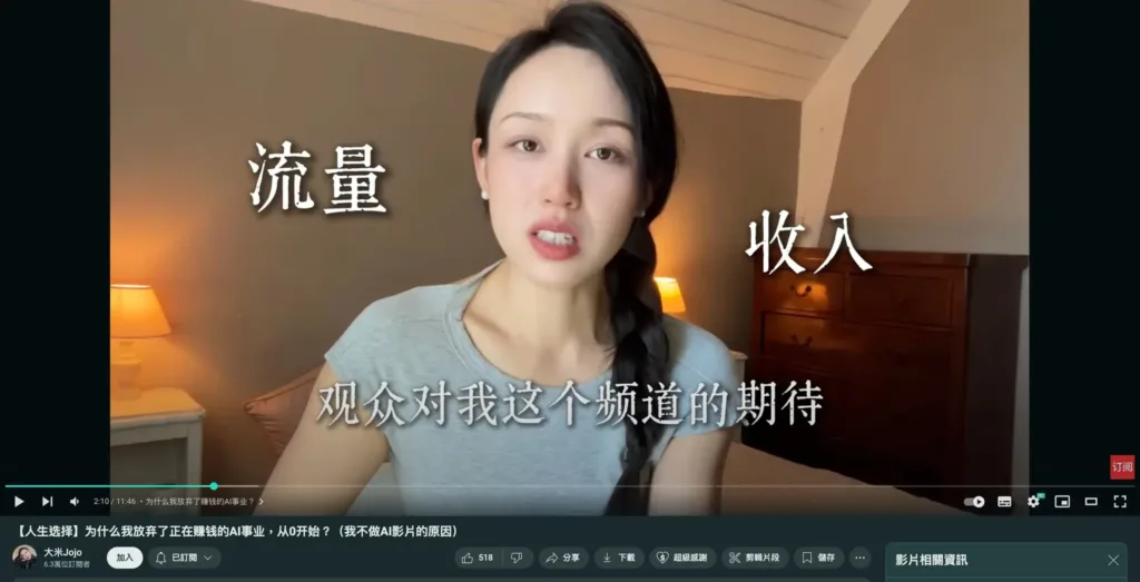 賺到流量、快速變現,卻失去自己?AI 創作者的重新開始之路 1 512029121 24621223897465829 7222146008840708150 n2