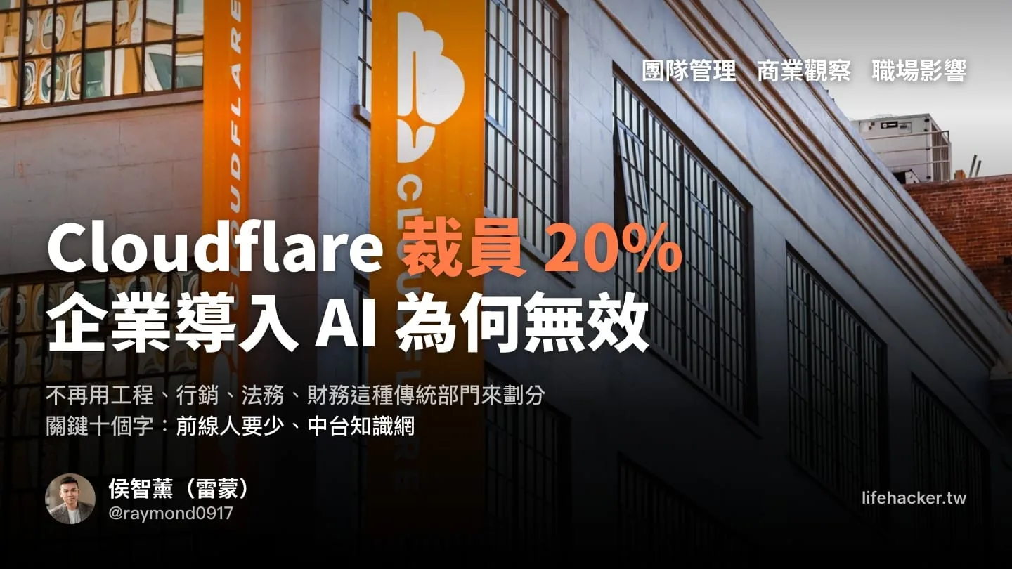 Cloudflare Layoff 20% and AI Native Organization cover image
